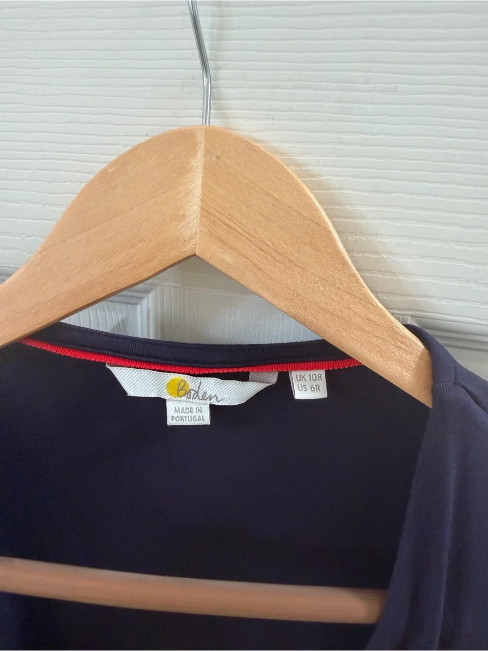 Boden Navy Wrap Dress - Picture 4 of 6